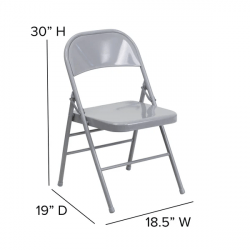 grey20mc2 1722422566 Grey Folding Metal Chair