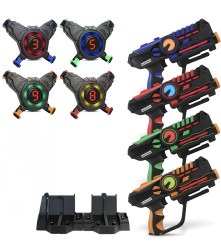 4 Set Laser Tag Guns and Vests