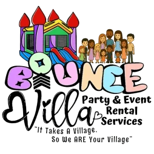 bounce villa party and event logo